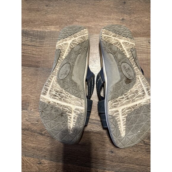 Earth Origins Sandra Sandals Womens Navy Blue Vegan‎ Slide Shoes Size 8 Comfort - Picture 4 of 4